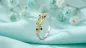 Preview: Saphir Peridot Ring 925 Silber vergoldet – Damen Ring mit Edelsteinen elegant & modern